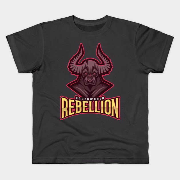 Underworld Rebellion Kids T-Shirt by SomebodyShirts